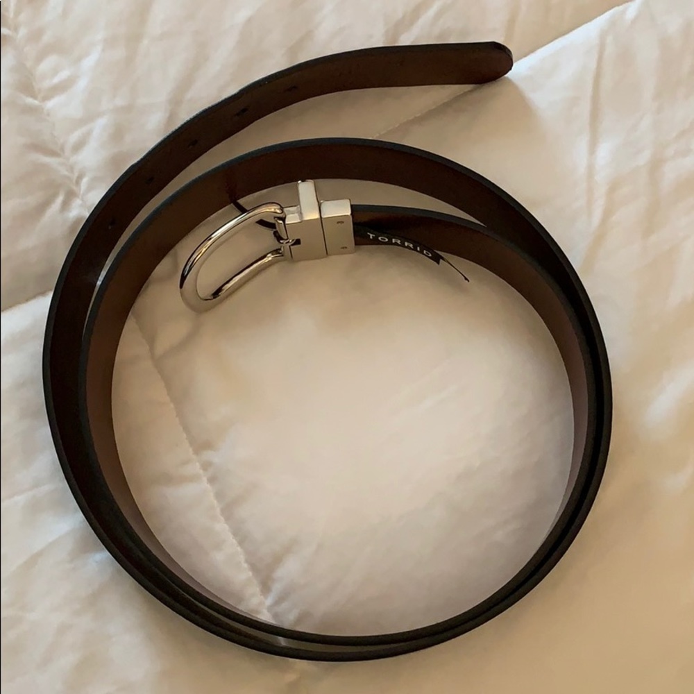 Torrid Black Leather Belt